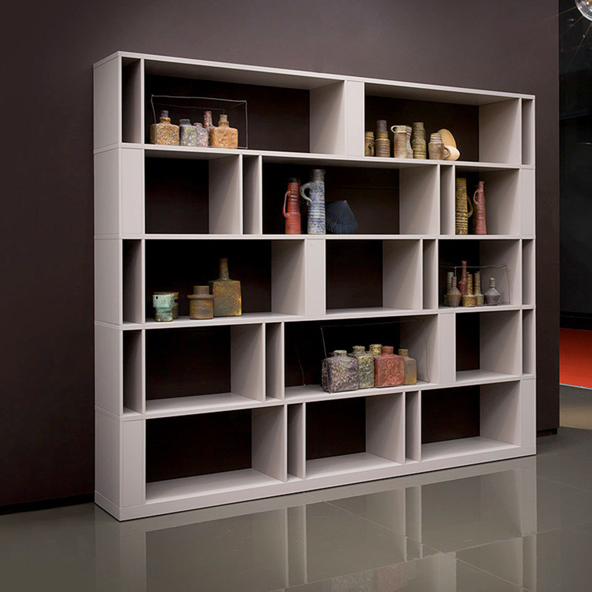 Sleek Slim Black Bookshelf - Narrow Storage Solution for Books and Decor